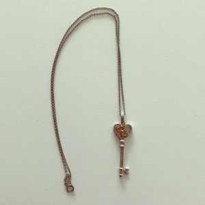 Key necklace looking for a good home - 14K gold